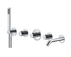 Paffoni Modular Box - Grifo Empotrado Termostático, Para 2 Dispositivos, Cromo MDE001CR