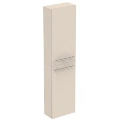 Ideal Standard I.Life S - Armario Alto Para Baño 400x210x1600 Mm, 2 Puertas Izquierda/derecha, Arena Mate T5288NF