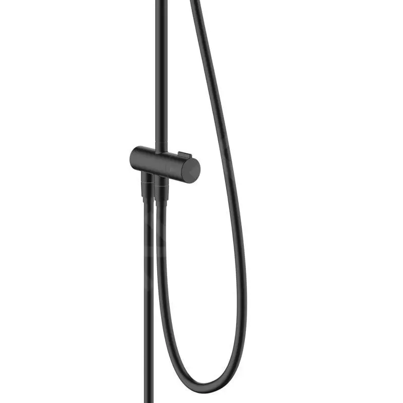 Hansgrohe Vernis Shape - Conjunto De Ducha Showerpipe 230 Reno, Negro Mate 26282670 - Imagen 4