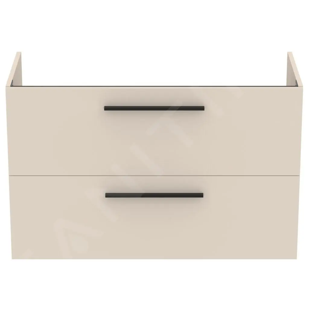 Ideal Standard I.Life A - Mueble Bajo Lavabo, 1000x440x630 Mm, 2 Cajones, Arena Mate T5257NF - Imagen 3