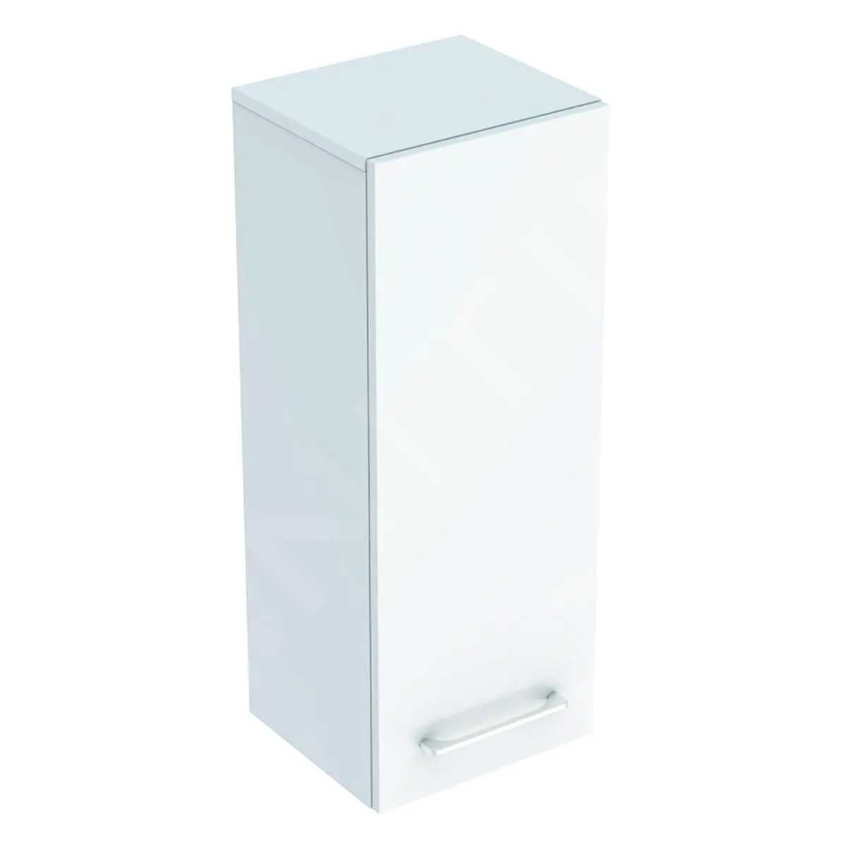 Geberit Selnova Square - Armario Superior Lateral 850x330x297 Mm, 1 Puerta, Blanco Brillante 501.276.00.1