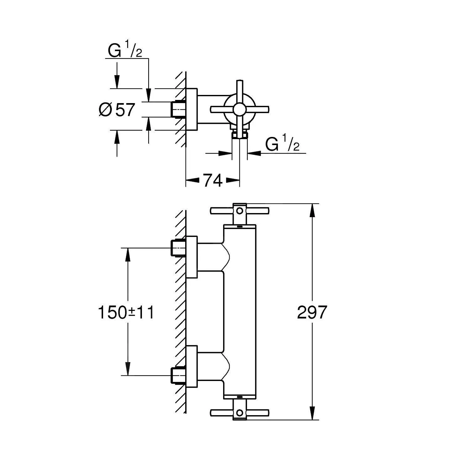 Grohe Atrio - Grifo De Ducha, Warm Sunset 26003DA3 - Imagen 2