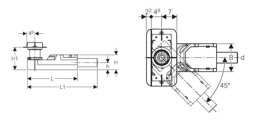 Geberit CleanLine - Conjunto De Montaje De Canal De Ducha, Para Suelos De 90-200 Mm, Desagüe De 50 Mm 154.150.00.1 - Imagen 2