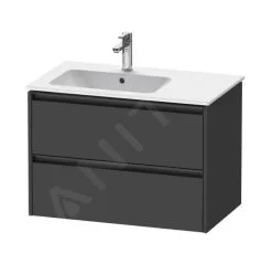 Duravit Ketho.2 - Mueble De Lavabo 549x810x480 Mm, 2 Cajones, Grafito Mate K25267049490000