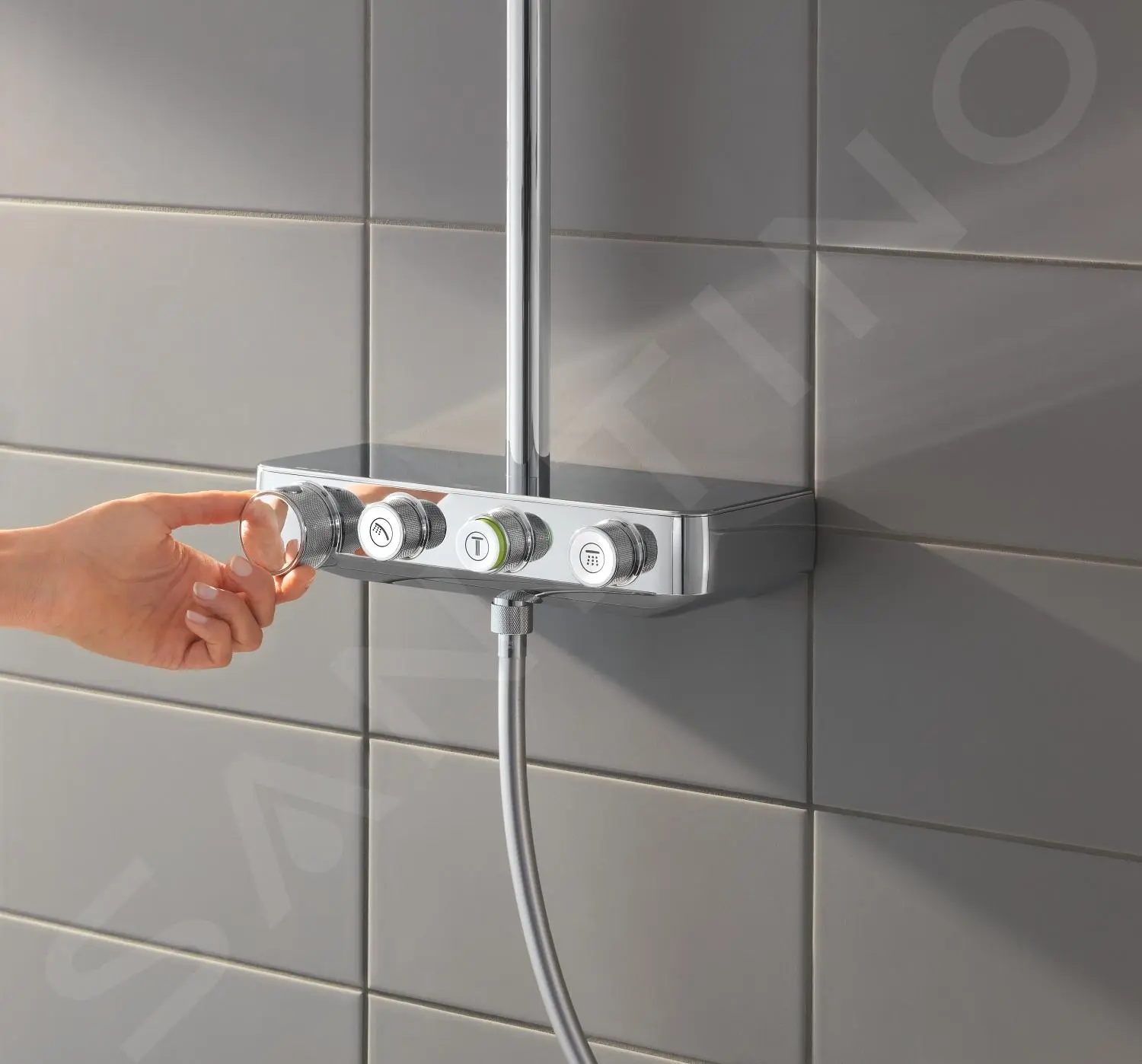 Grohe Euphoria SmartControl - Conjunto De Ducha Cube 310 Duo Con Termostato, Cromo 26508000 - Imagen 7