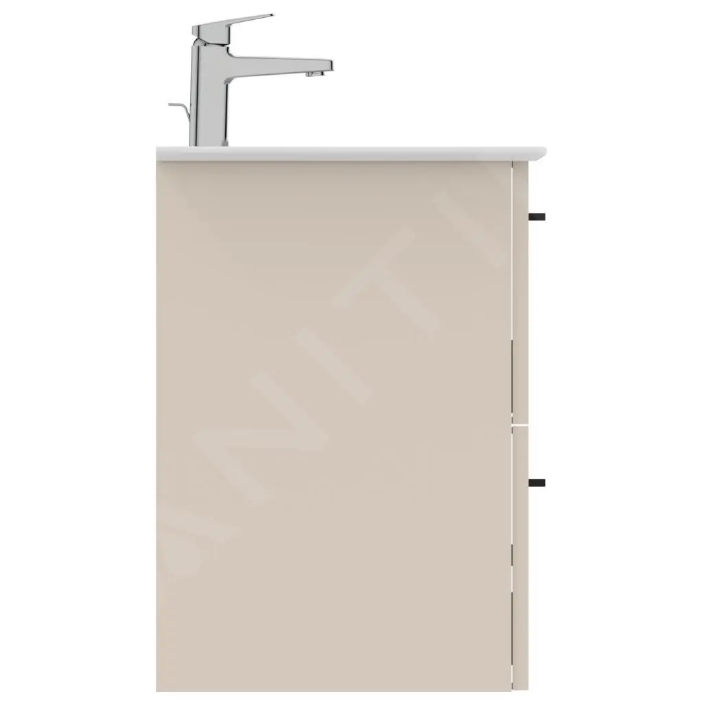 Ideal Standard I.Life A - Mueble Bajo Lavabo, 1000x440x630 Mm, 2 Cajones, Arena Mate T5257NF - Imagen 5