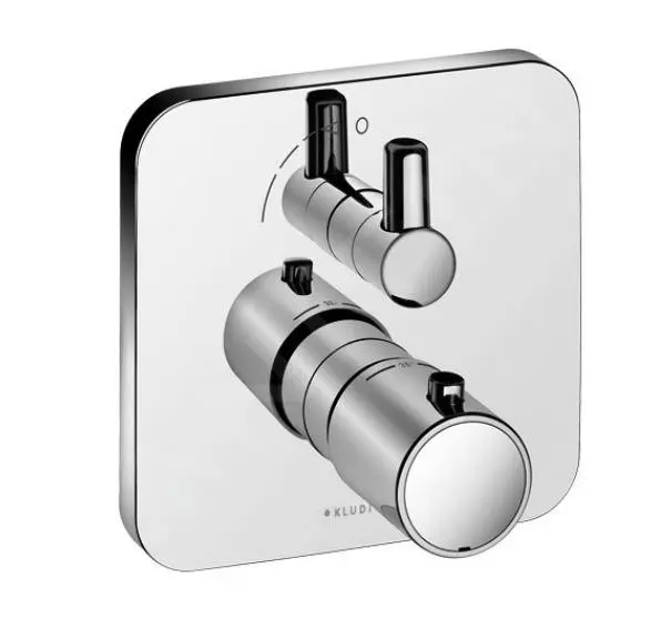 Kludi E2 - Grifo Empotrado Termostático De Ducha, Cromo 498350575