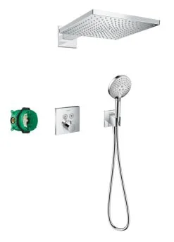Hansgrohe Raindance E - Conjunto De Ducha 300, Con Termostato ShowerSelect Empotrado, Cromo 27952000