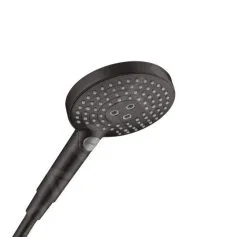 Hansgrohe Raindance Select S - Alcachofa De Ducha 120, 3 Chorros, Negro Mate 26530670