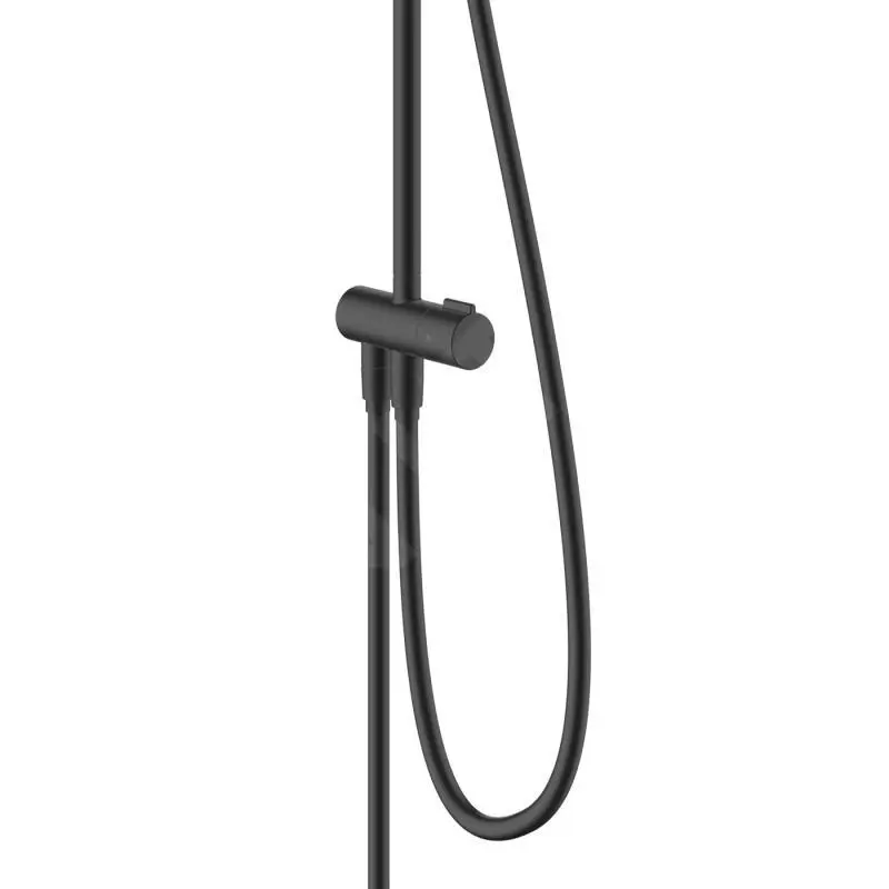 Hansgrohe Vernis Blend - Conjunto De Ducha Showerpipe 200 Reno, EcoSmart, Negro Mate 26099670 - Imagen 4