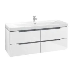 Villeroy & Boch Subway 2.0 - Mueble De Lavabo, 1287x520x449 Mm, Blanco Mate A69800MS