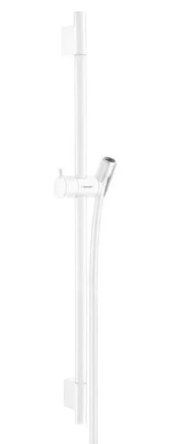 Hansgrohe Unica&apos;S - Barra De Ducha 650 Mm Con Manguera De Ducha, Blanco Mate 28632700