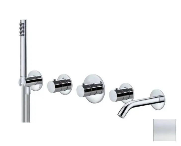 Paffoni Modular Box - Grifo Empotrado Termostático, Para 2 Dispositivos, Blanco Mate MDE001BO