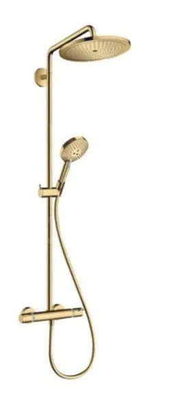 Hansgrohe Croma Select S - Conjunto De Ducha Showerpipe 280 Con Termostato, Aspecto De Oro Pulido 26890990