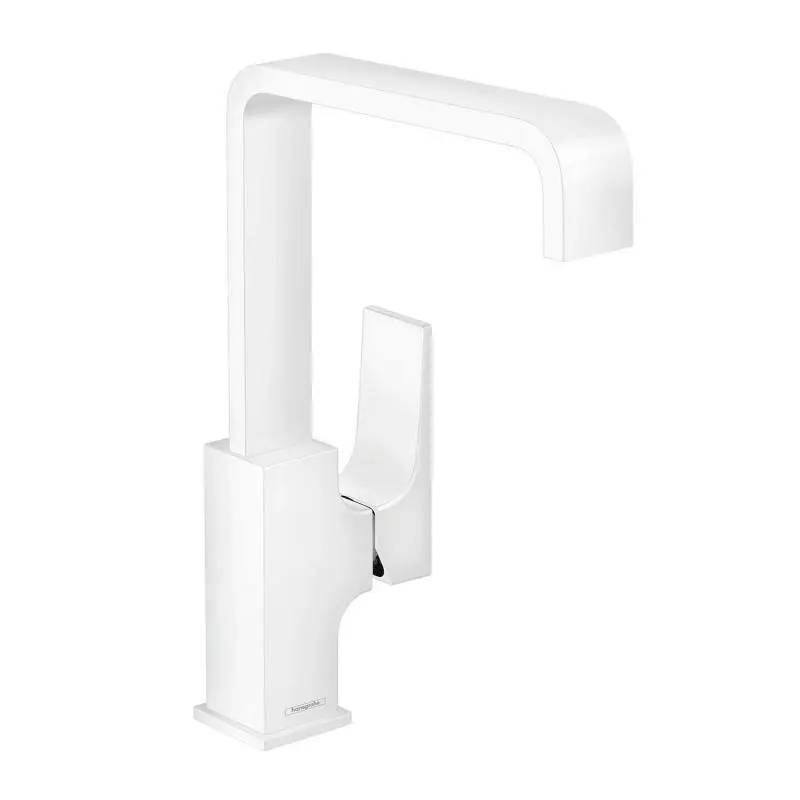 Hansgrohe Metropol - Grifo De Lavabo Con Desagüe Push-Open, Blanco Mate 32511700