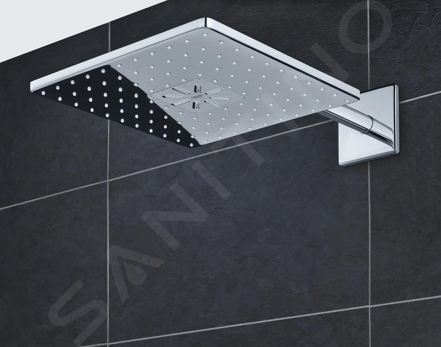 Grohe Rainshower SmartActive Cube - Rociador De Ducha 310, Brazo De Ducha 430 Mm, 2 Chorros, Cromo 26479000 - Imagen 5