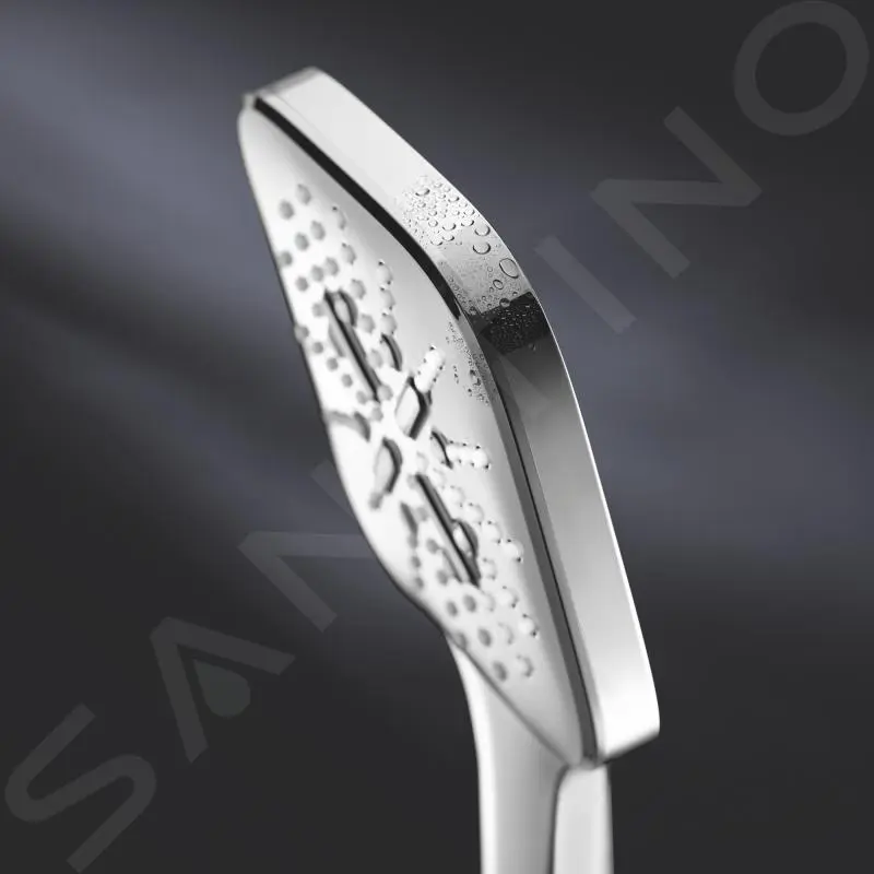 Grohe Rainshower SmartActive Cube - Conjunto De Alcachofa De Ducha 130 9,5 L/min, 3 Chorros, Soporte Y Mangueras, Cromo 26588000 - Imagen 5