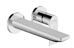 Hansgrohe Rebris E - Grifo Empotrado De Lavabo, Montaje De 2 Orificios, Cromo 72568000