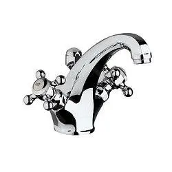 Kludi Adlon - Grifo Bimando De Lavabo, Con Desagüe, Cromo 510100520