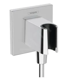 Hansgrohe Fixfit - Codo De Ducha Con Soporte, Cromo 26889000