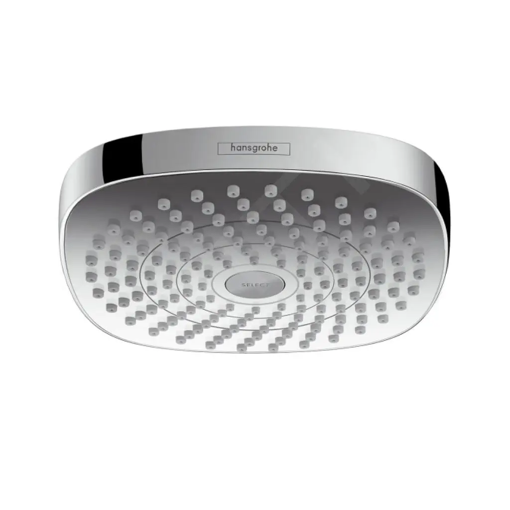 Hansgrohe Croma Select E - Rociador De Ducha 180, 2 Chorros, EcoSmart 9 L/min, Cromo 26528000