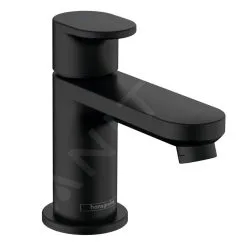 Hansgrohe Vernis Blend - Grifo De Agua Fría Para Lavabo, Negro Mate 71583670