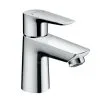 Hansgrohe Talis E - Grifo Monomando De Lavabo 80, Con Desagüe Push-Open, Cromo 71701000