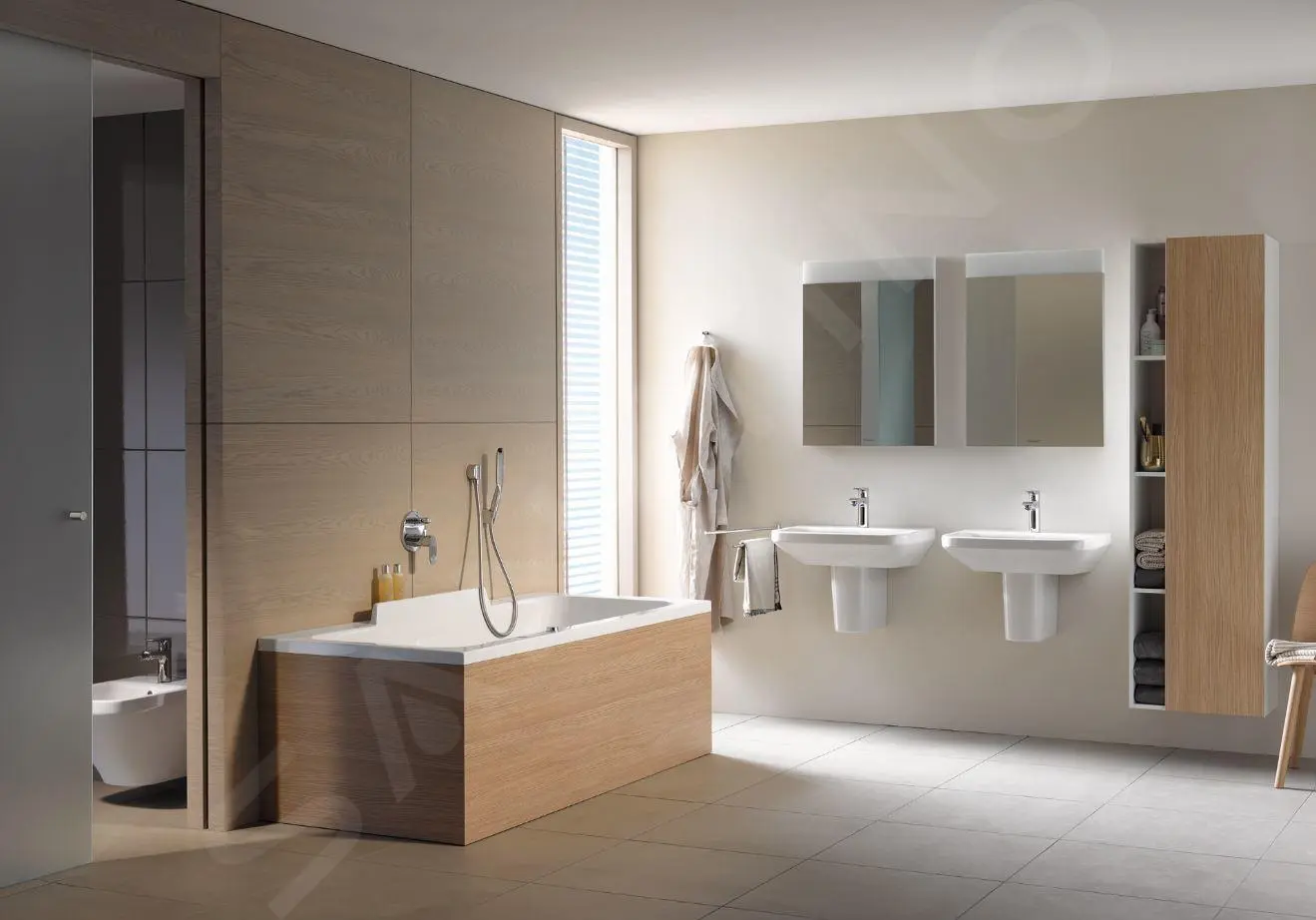Duravit DuraStyle - Armario Alto 1800x500x360 Mm, Variante Derecha, Blanco Brillante DS1249R2222 - Imagen 4