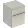 Geberit Smyle Square - Mueble Lateral, 2 Cajones, Gris Arena 500.357.JL.1
