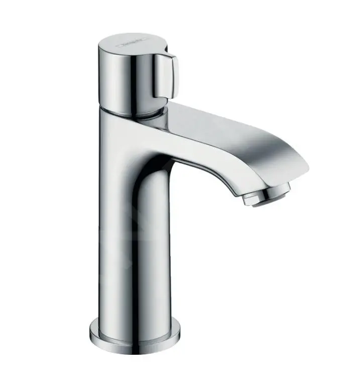 Hansgrohe Metris New - Grifo De Agua Fría Para Lavabo, EcoSmart, Cromo 31166000