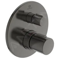 Ideal Standard CeraTherm - Grifo Termostático Empotrado De Ducha, Magnetic Grey A5813A5
