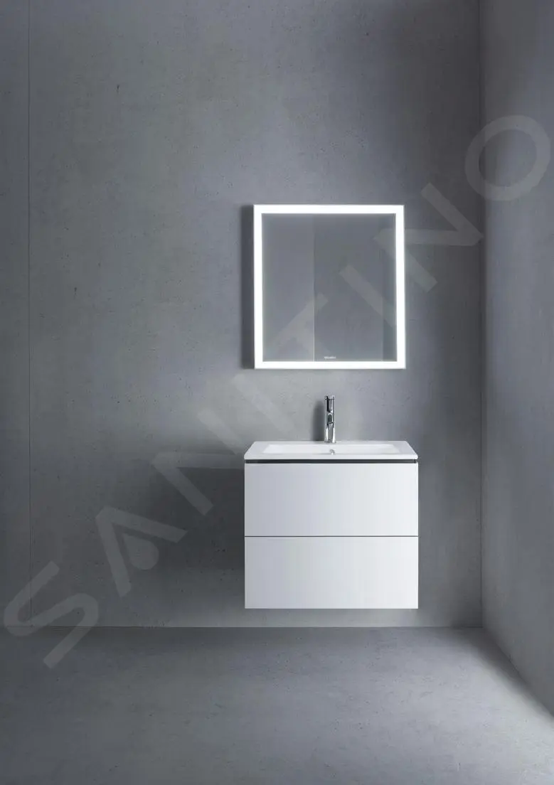 Duravit L-Cube - Mueble De Lavabo 550x620x481 Mm, 2 Cajones, Blanco Mate LC624001818 - Imagen 7