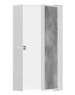 Hansgrohe XtraStoris Rock - Hornacina De Pared Con Puerta Alicatable, 300x150x100 Mm, Blanco Mate 56082700