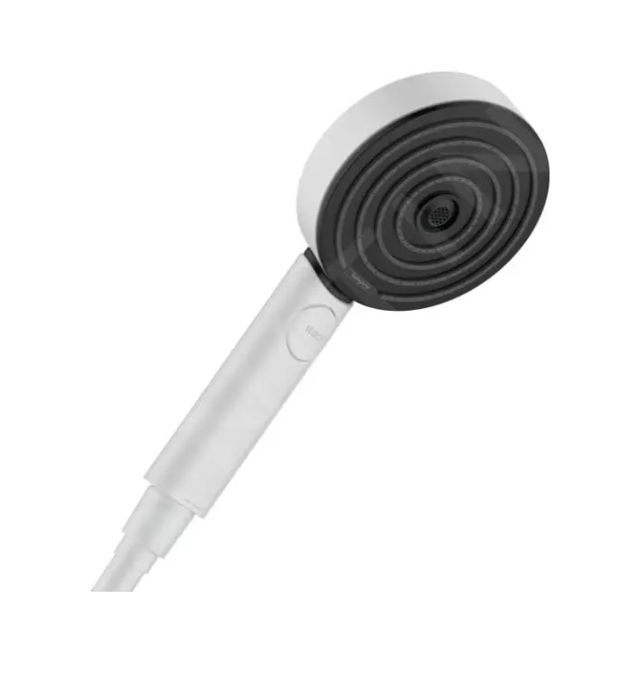 Hansgrohe WallStoris - Conjunto De Cabezal De Ducha 105, 3 Chorros, Termostato Y Accesorios De Baño, Blanco Mate 24250700 - Imagen 3