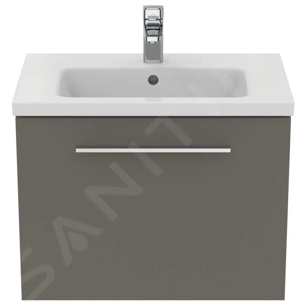 Ideal Standard I.Life S - Mueble Bajo Lavabo, 600x375x440 Mm, Cuarzo Gris Mate T5292NG - Imagen 4