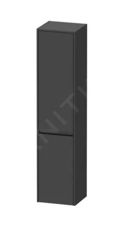 Duravit Ketho.2 - Armario Alto 1760x400x360 Mm, 2 Puertas, Bisagras A La Derecha, Grafito Mate K21329R49490000