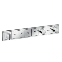 Hansgrohe RainSelect - Grifo Empotrado Para 4 Aparatos, Cromo 15357000