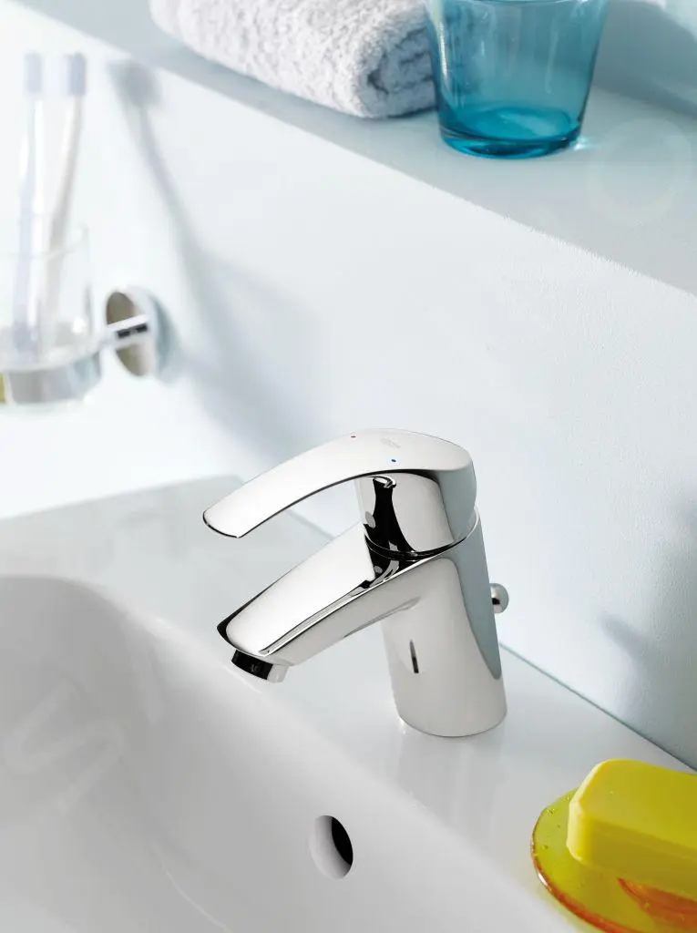 Grohe Eurosmart - Grifo Monomando De Lavabo S ES, Cromo 32926002 - Imagen 3