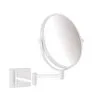 Hansgrohe AddStoris - Espejo Cosmético De Pared, Blanco Mate 41791700