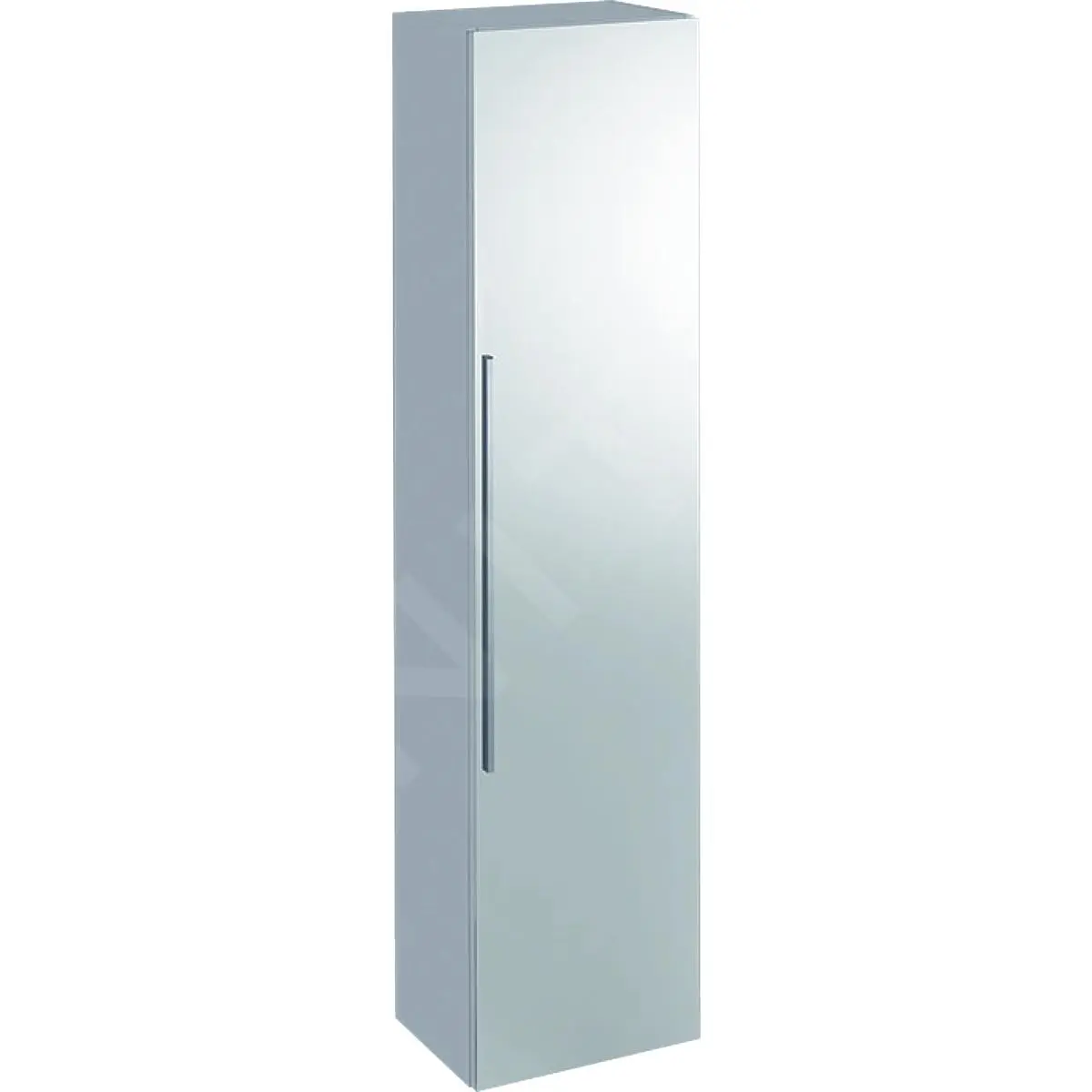 Geberit ICon - Armario Alto Con Puerta Y Espejo, 360x1500x309 Mm, Blanco Brillante 840150000