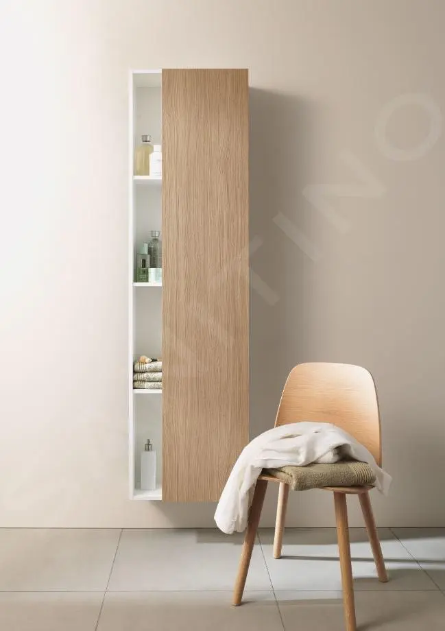 Duravit DuraStyle - Armario Alto 1800x500x360 Mm, Variante Derecha, Blanco Brillante DS1249R2222 - Imagen 3