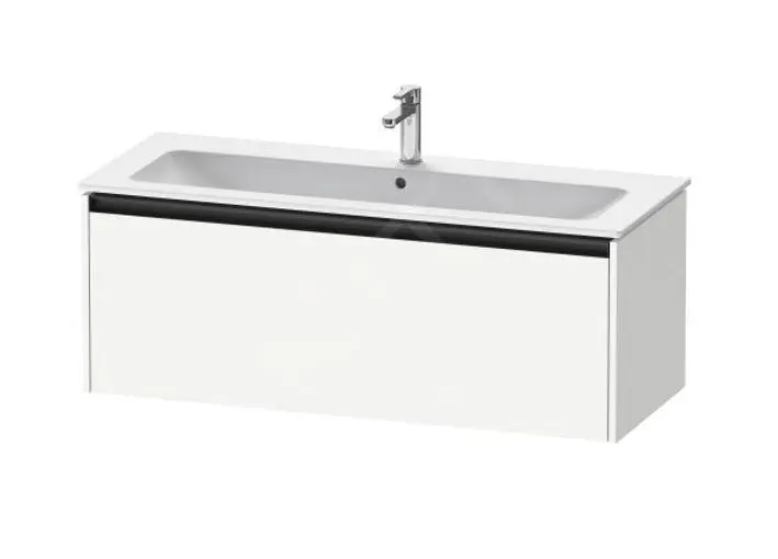 Duravit Ketho.2 - Mueble De Lavabo 440x1210x480 Mm, 1 Cajón, Blanco Mate K25065018180000