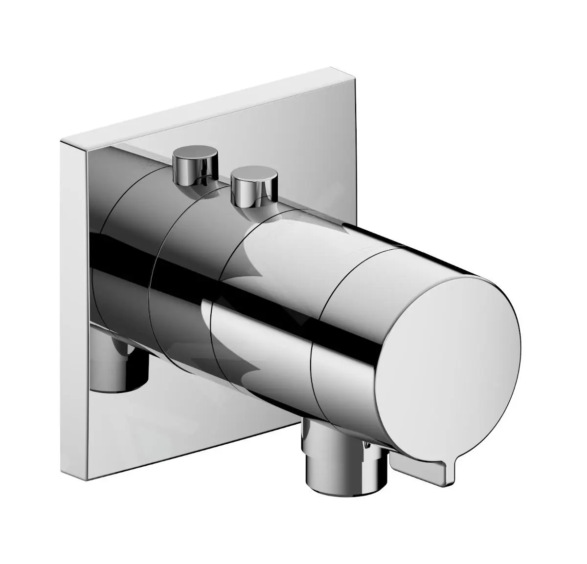 Keuco IXMO - Grifo Termostático Empotrado De Ducha "SOLO" Con Cuerpo De Montaje, Cromo 59554010022