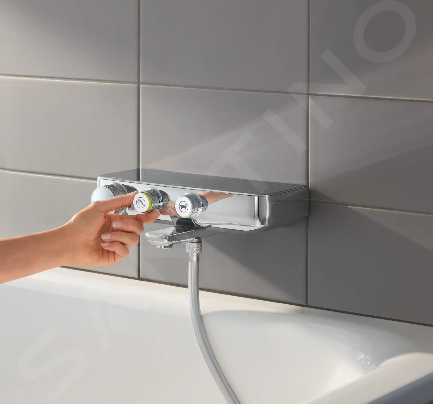 Grohe Grohtherm SmartControl - Grifo Termostático De Bañera, Cromo 34718000 - Imagen 5