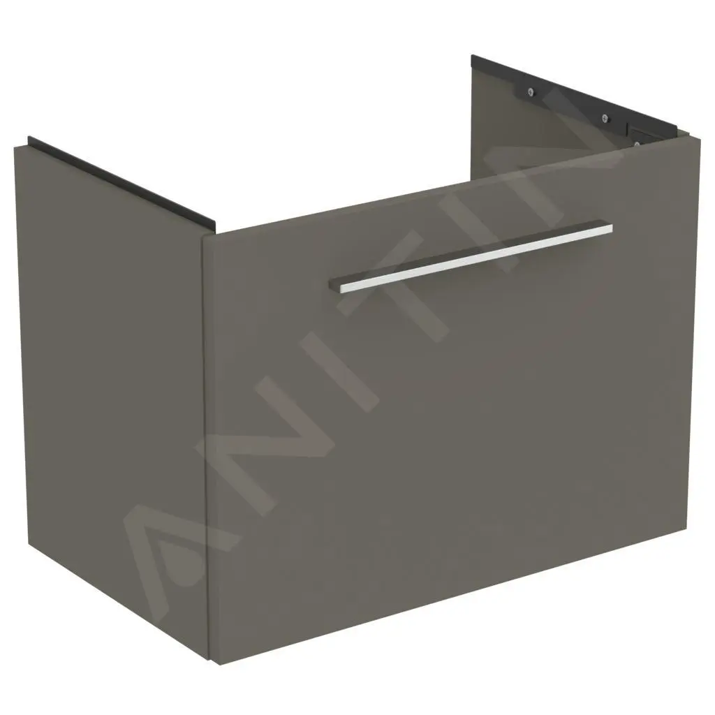 Ideal Standard I.Life S - Mueble Bajo Lavabo, 600x375x440 Mm, Cuarzo Gris Mate T5292NG