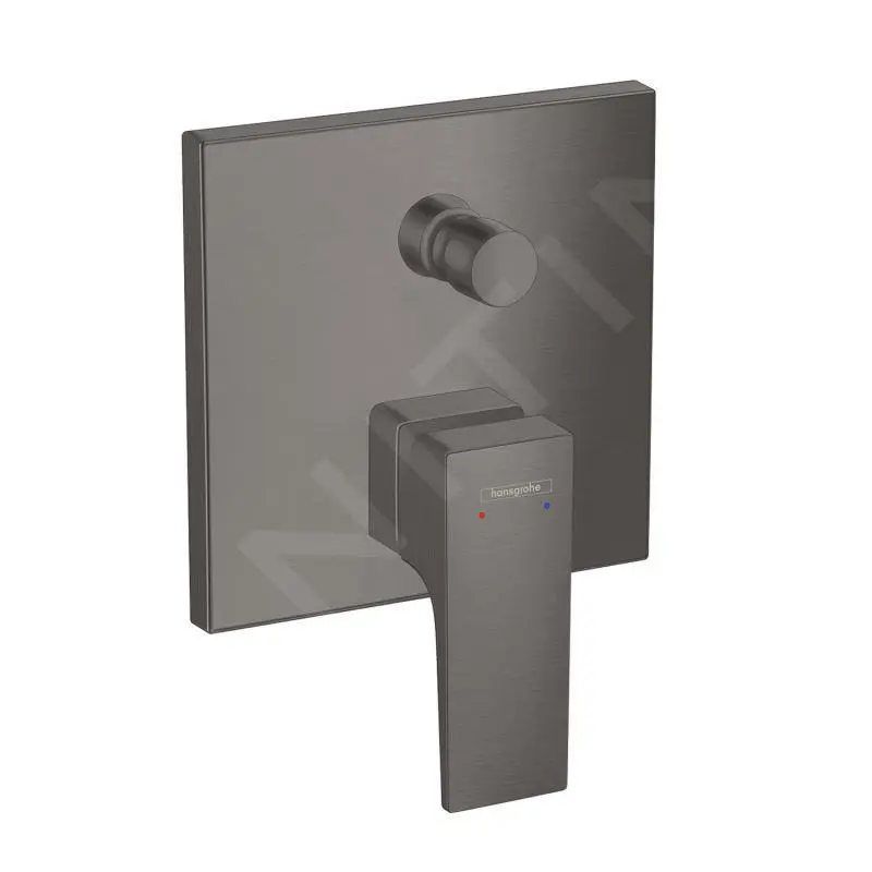 Hansgrohe Metropol - Grifo Empotrado Para Bañera Con Combinación De Seguridad, Cromo Negro Cepillado 32546340