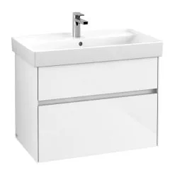 Villeroy & Boch Collaro - Mueble De Lavabo 754x546x444 Mm, 2 Cajones, Glossy White C01000DH