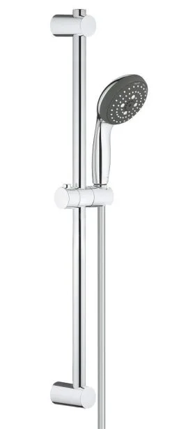Grohe Vitalio Start - Conjunto De Cabezal De Ducha, 3 Chorros, Barra Y Manguera, Cromo 26032000