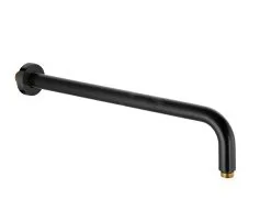 Kludi A-Qa - Brazo De Ducha 400 Mm, Negro Mate 6651439-00