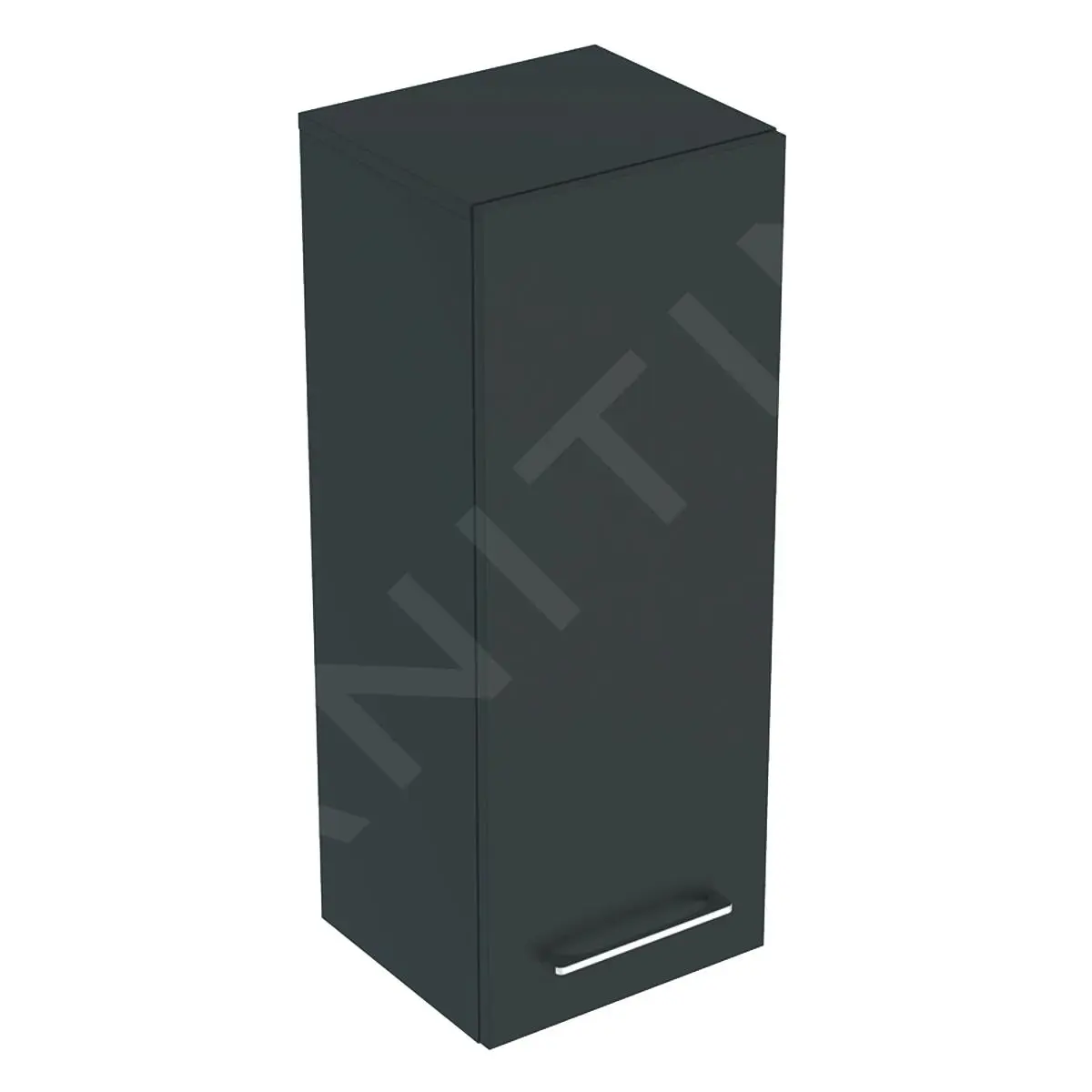 Geberit Selnova Square - Armario Superior Lateral 850x330x297 Mm, 1 Puerta, Lava Mate 501.277.00.1